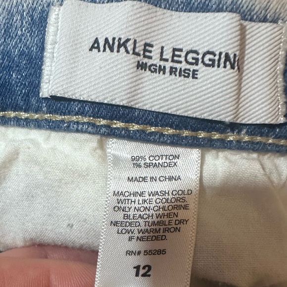 Express Ankle Legging Mid Rise Skinny Jeans - Picture 7 of 7